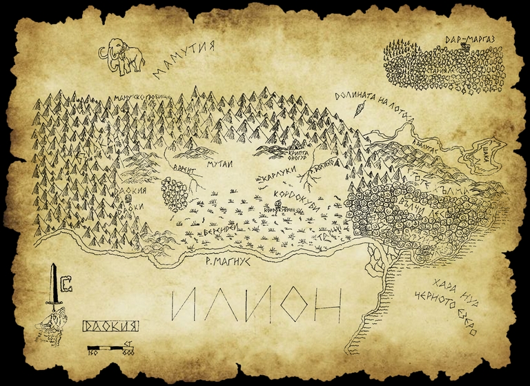 Луксозна колекция Миров - Легенда за бронз и желязо - Map-bold